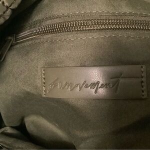 Free People Quilted Bag-Olive/New